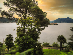 Images of beautiful lakes of North Italy